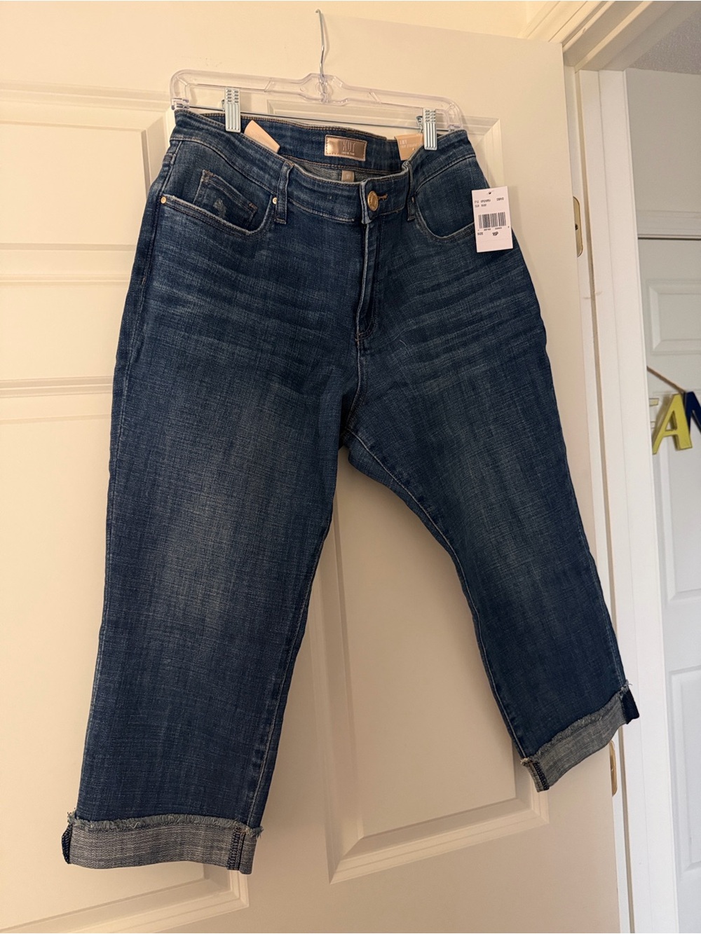 Kut from the Kloth Dark Blue Cropped Jeans
